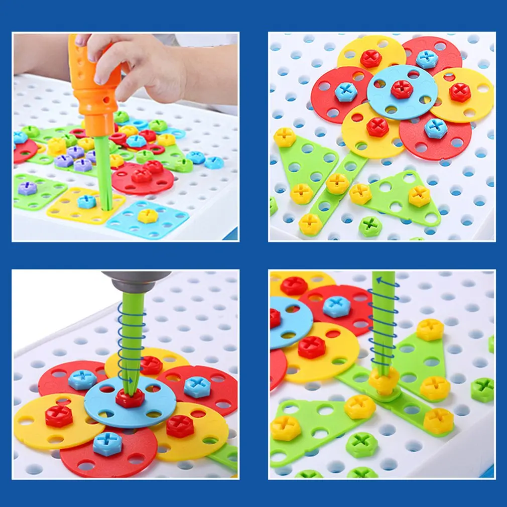 Electric Drill Screw Screwing Blocks Kids Puzzle Early Education Hand-Eye Coordination Training Nut Combination Matching Puzzle
Electric Drill Screw Screwing Blocks Kids Puzzle Early Education Hand-Eye Coordination Training Nut Combination Matching Puzzle
