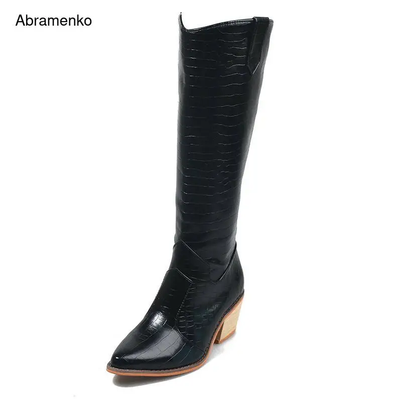Winter Women Over The Knee Boots Leather Woman Boots Pointed Toe High Heel Pumps Shoes Female Footwear Platform Shoes Size 35-43
Winter Women Over The Knee Boots Leather Woman Boots Pointed Toe High Heel Pumps Shoes Female Footwear Platform Shoes Size 35-43