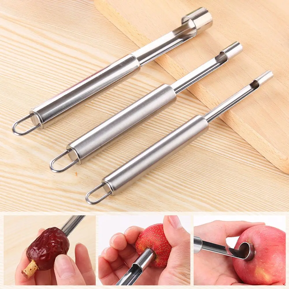 Creative 1pcs Stainless Steel Twist Fruit Core Seed Remover Hawthorn Jujube Pear Corers Seeder Kitchen Gadgets Tools Hot
Creative 1pcs Stainless Steel Twist Fruit Core Seed Remover Hawthorn Jujube Pear Corers Seeder Kitchen Gadgets Tools Hot
