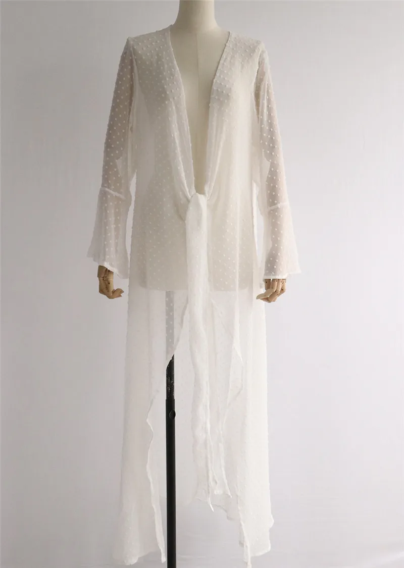 2021 Summer Dot print White Beach Cover up dress Tunic Long Bikinis Cover ups Swim Cardigan Cover up Robe Plage Beachwear
2021 Summer Dot print White Beach Cover up dress Tunic Long Bikinis Cover ups Swim Cardigan Cover up Robe Plage Beachwear