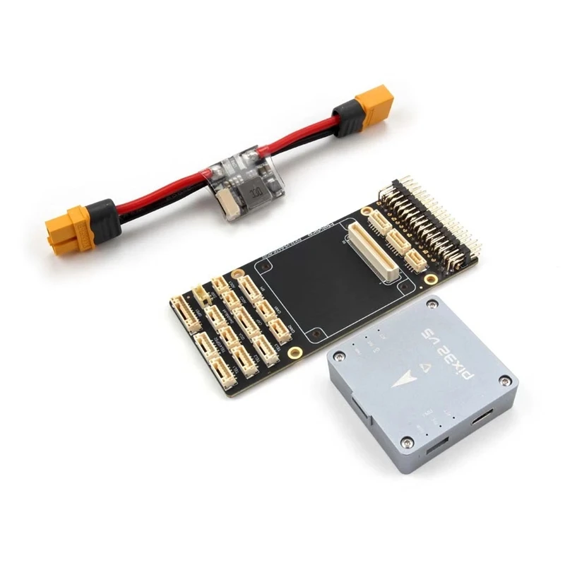 HOLYBRO PIX32 V5 Pixhawk Flight Controller & PM02 V3 Power Management Board & Base Board For RC Drone Multirotor
HOLYBRO PIX32 V5 Pixhawk Flight Controller & PM02 V3 Power Management Board & Base Board For RC Drone Multirotor