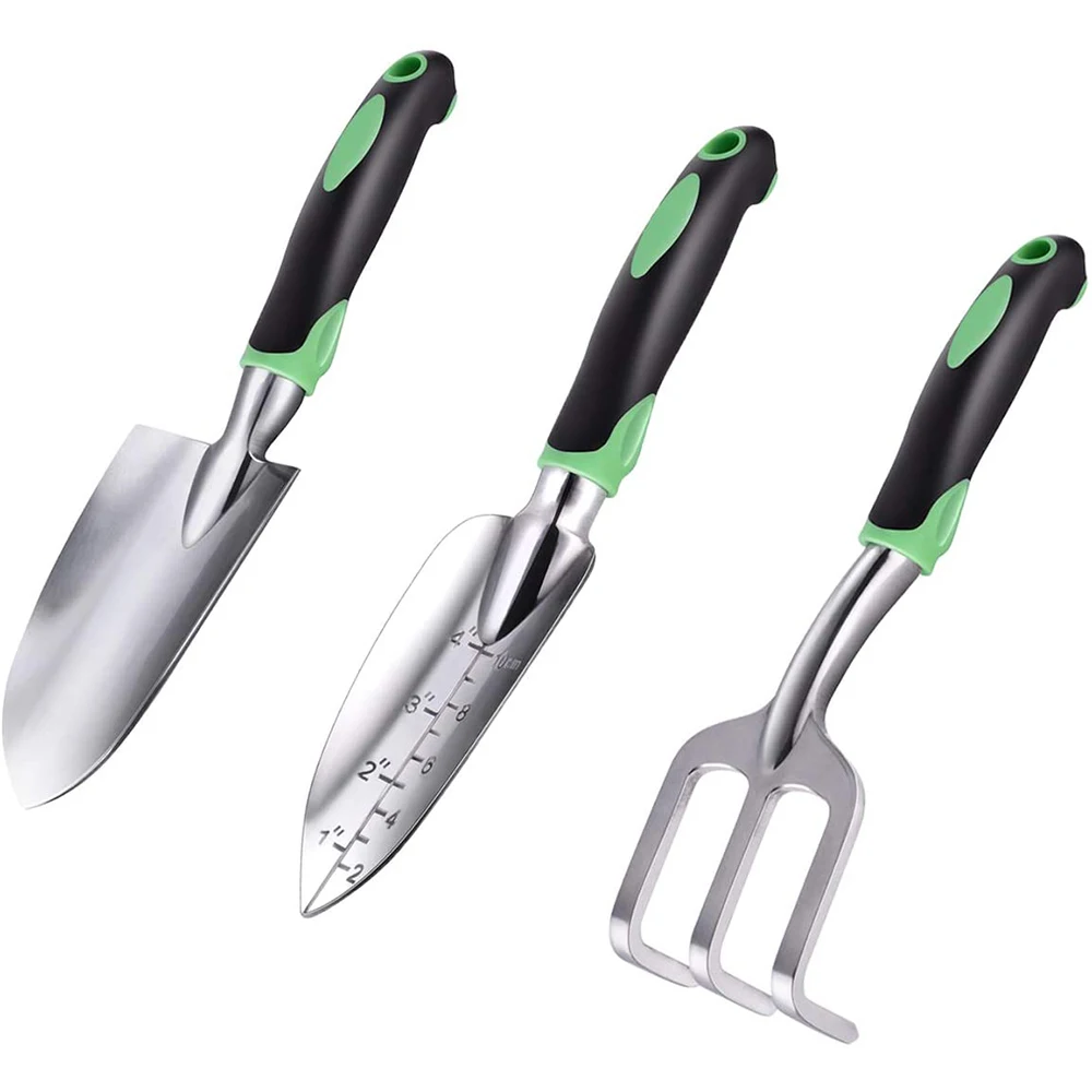 1/3/5 Pack Garden Hand Shovels Aluminum Alloy Garden Trowels with Ergonomic Rubberized Non-Slip Grip Garden Tool Set
1/3/5 Pack Garden Hand Shovels Aluminum Alloy Garden Trowels with Ergonomic Rubberized Non-Slip Grip Garden Tool Set