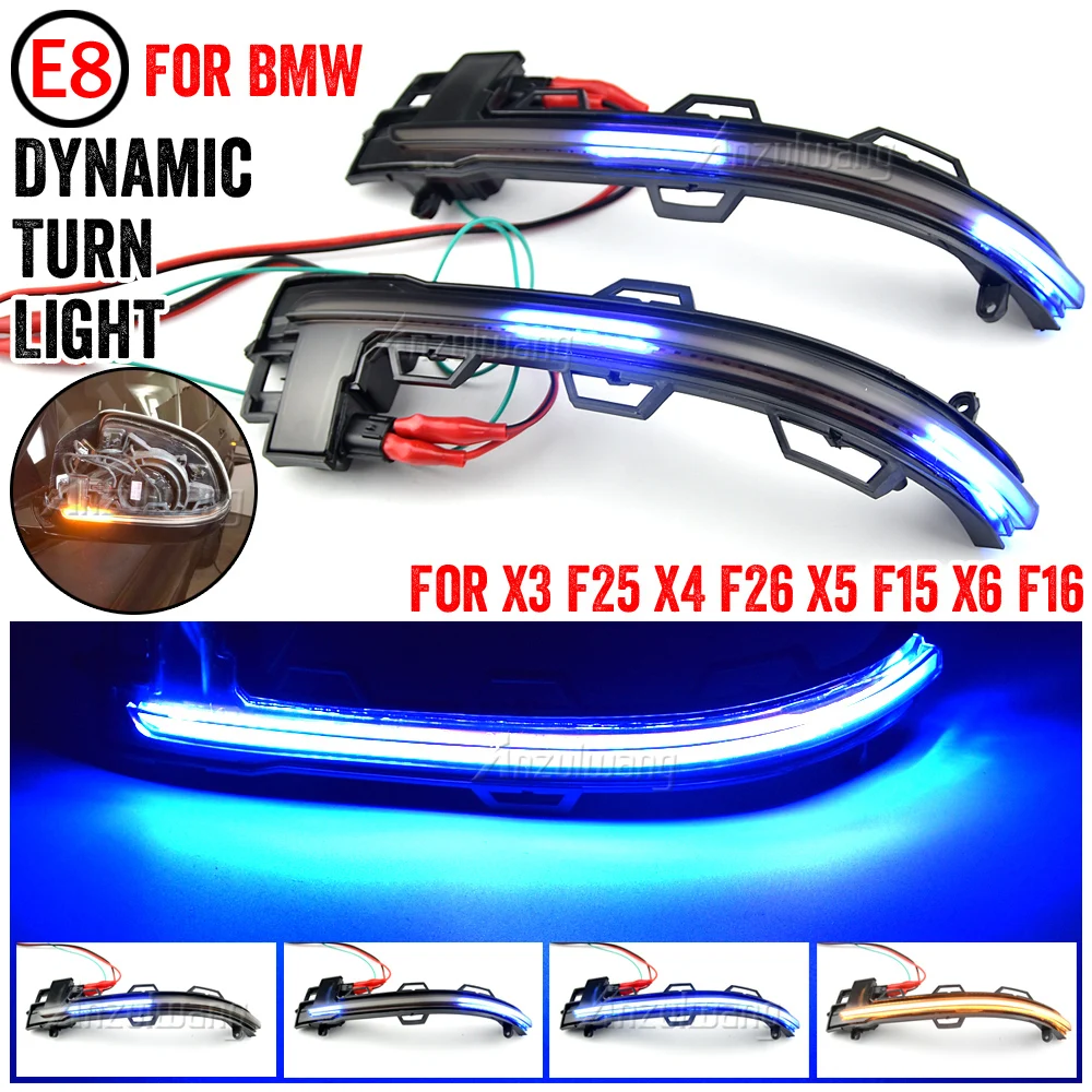Smoked Side Mirror Sequential Turn Signal Light For BMW X3 F25 X4 F26 X5 F15 X6 F16 2014-2018 LED Dynamic Turn Signal Light 12v
Smoked Side Mirror Sequential Turn Signal Light For BMW X3 F25 X4 F26 X5 F15 X6 F16 2014-2018 LED Dynamic Turn Signal Light 12v