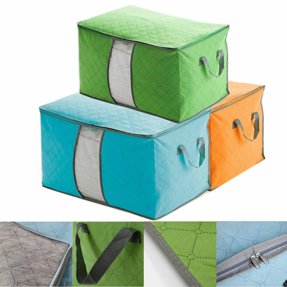 1PC Foldable Storage Bags Folding Organizer Bag for Clothes Quilt Blanket Pillow Bedding Luggage Breathable Closet Organizer
1PC Foldable Storage Bags Folding Organizer Bag for Clothes Quilt Blanket Pillow Bedding Luggage Breathable Closet Organizer