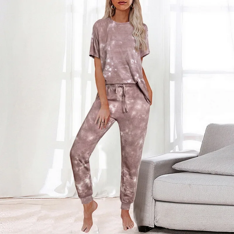 WENYUJH Cotton Pajama Set Fashion Printing Pijamas Women Short Sleeve Sleep Tops Casual Large Size Style Home Clothes Summer New
WENYUJH Cotton Pajama Set Fashion Printing Pijamas Women Short Sleeve Sleep Tops Casual Large Size Style Home Clothes Summer New