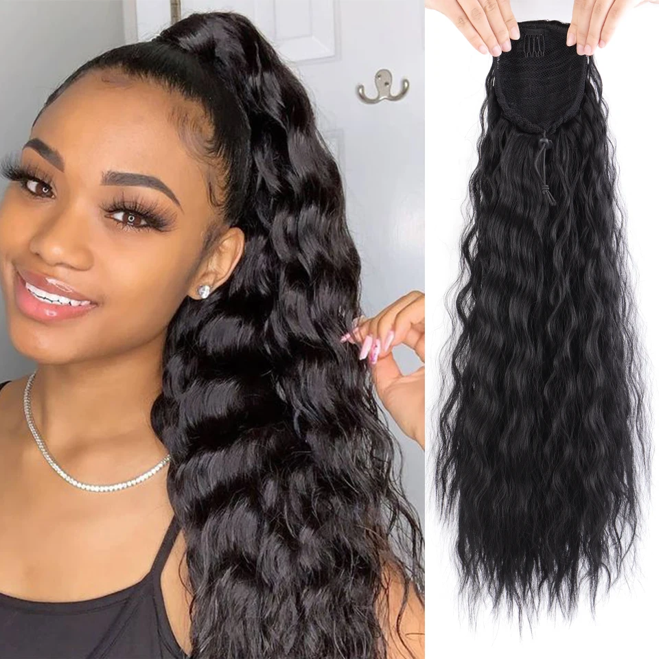 Кудрявый женский хвост BUQI, длиной 24 дюйма
Кудрявый женский хвост BUQI, длиной 24 дюйма