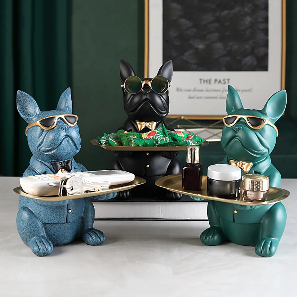 Art Statue Nordic French Bulldog Sculpture Dog Statue Statue Jewelry Storage Table Decoration Gift Belt Plate Glasses Tray Home
Art Statue Nordic French Bulldog Sculpture Dog Statue Statue Jewelry Storage Table Decoration Gift Belt Plate Glasses Tray Home