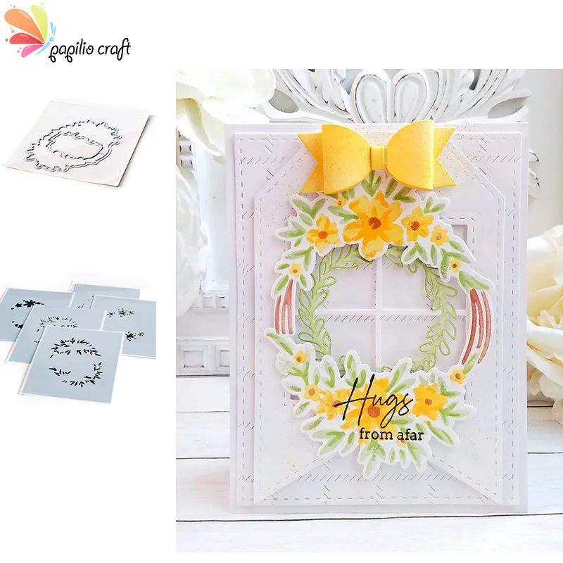 Beautiful wreath flower Metal Cutting dies and Stencil DIY Scrapbooking Easter Craft Embossing Making Stencil 2021 new
Beautiful wreath flower Metal Cutting dies and Stencil DIY Scrapbooking Easter Craft Embossing Making Stencil 2021 new