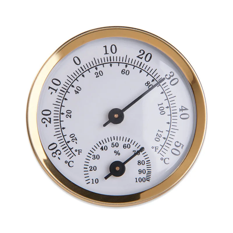 Round Wall Mounted Thermometer Hygrometer Gauge Temperature Household Temperature Meter Indoor Humidity Monitor 
Round Wall Mounted Thermometer Hygrometer Gauge Temperature Household Temperature Meter Indoor Humidity Monitor