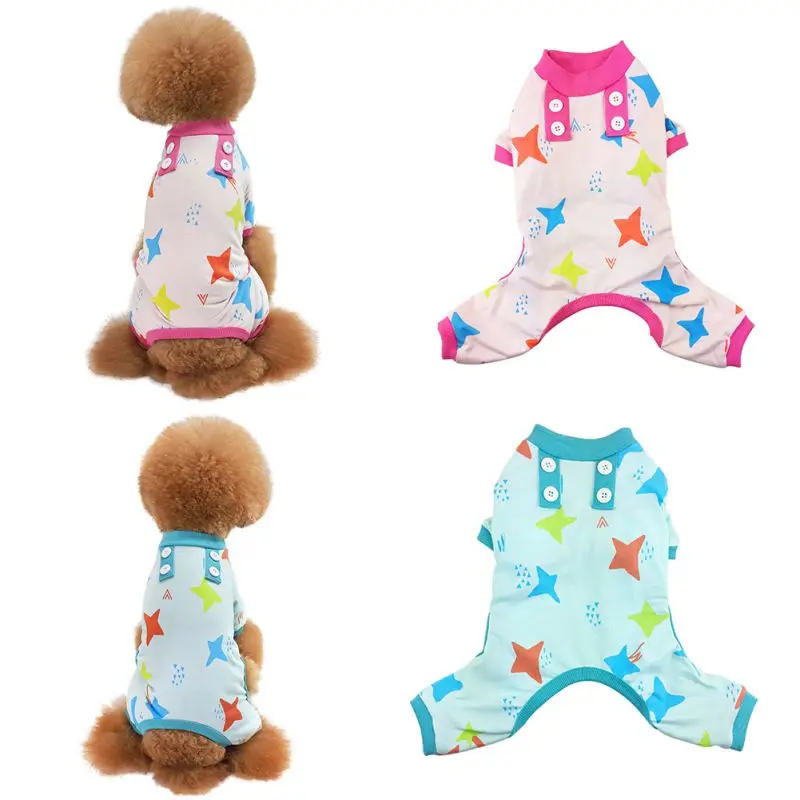 Лидер продаж хлопковая собачка Спортивный костюм с принтом звезды roupa de cachorro