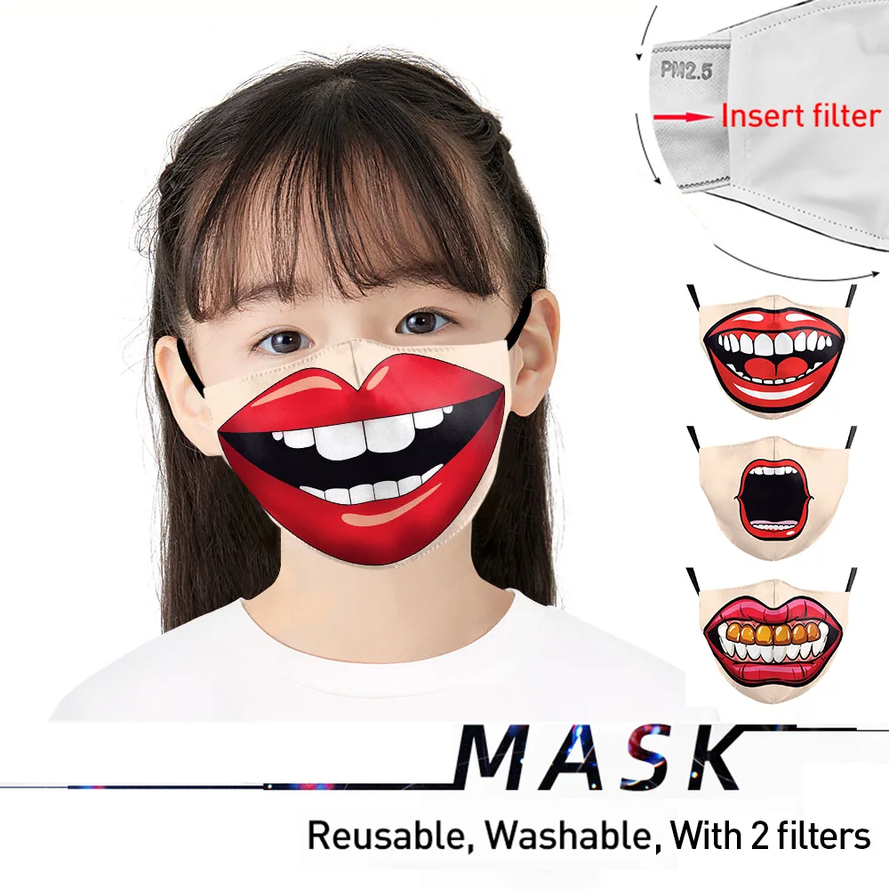 Zawaland Children's Cosplay Mask Big Mouth Series Masks Reusable Washable Face Mask Dust Proof Mouth-muffle with 2 Filters
Zawaland Children's Cosplay Mask Big Mouth Series Masks Reusable Washable Face Mask Dust Proof Mouth-muffle with 2 Filters