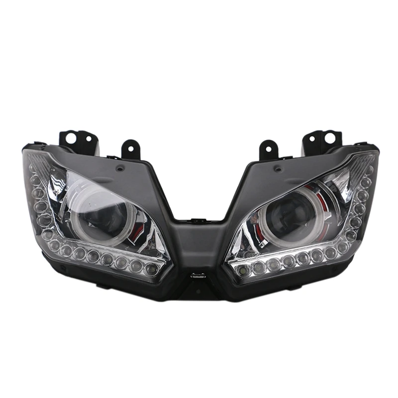 New Motorcycle Headlights Assembly Angel Eyes for Kawasaki NINJA 250 300 ZX6R ZX 6R 13-16 
New Motorcycle Headlights Assembly Angel Eyes for Kawasaki NINJA 250 300 ZX6R ZX 6R 13-16