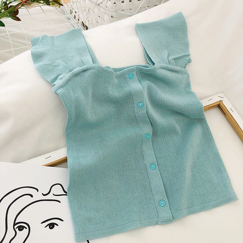 Sexy Solid Color Knit Crop Top Women 2021 Summer Tube Top Slim Chic Streetwear Square Collar Fashion Clothing Green Tank Tops
Sexy Solid Color Knit Crop Top Women 2021 Summer Tube Top Slim Chic Streetwear Square Collar Fashion Clothing Green Tank Tops