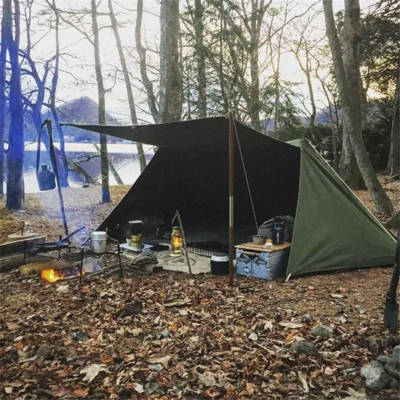 Outdoor camping double tent. Quickly build a tent for convenient survival emergency shelters. Tactical camouflage shed
Outdoor camping double tent. Quickly build a tent for convenient survival emergency shelters. Tactical camouflage shed