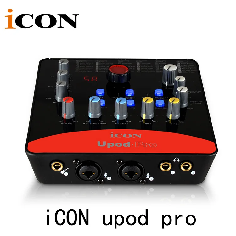 ICON upod pro Professional USB audio interface 2 In, 2-Out USB Recording Interface sound card
ICON upod pro Professional USB audio interface 2 In, 2-Out USB Recording Interface sound card