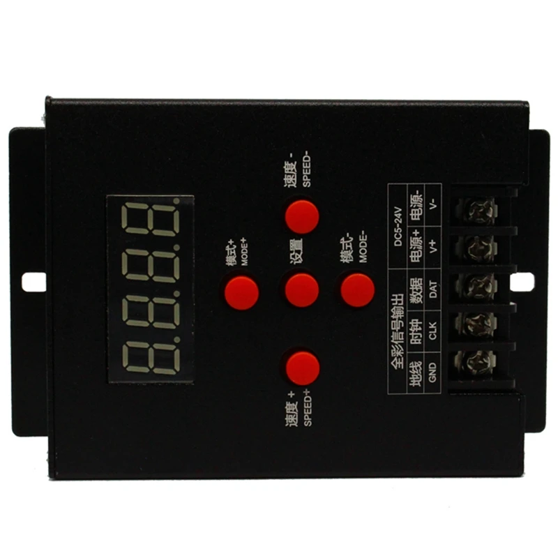 Led Controller WS2811/2812/1903 Full Color Lights with Mini T-500 Controller Full Color Intelligent Controller
Led Controller WS2811/2812/1903 Full Color Lights with Mini T-500 Controller Full Color Intelligent Controller