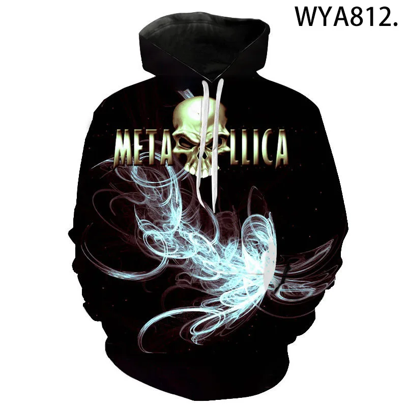 New Casual Hoodies Metallica Fashion Men Women Children 3D Printed Sweatshirt Streetwear Boy Girl Kids Cool Pullover Tops
New Casual Hoodies Metallica Fashion Men Women Children 3D Printed Sweatshirt Streetwear Boy Girl Kids Cool Pullover Tops