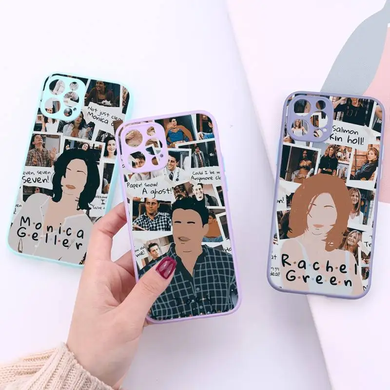 Friends TV Show Phone Case For iPhone 13 12 11 Mini Pro XR XS Max 7 8 Plus X Matte transparent Purple Back Cover
Friends TV Show Phone Case For iPhone 13 12 11 Mini Pro XR XS Max 7 8 Plus X Matte transparent Purple Back Cover