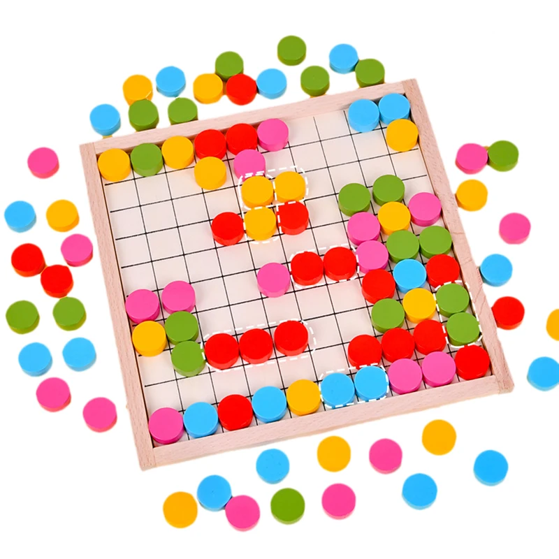 New Kids Elimination Game Logical Thinking Chess Wooden Toys Color Sorting Board Game Montessori Educational Blocks Puzzle Toys
New Kids Elimination Game Logical Thinking Chess Wooden Toys Color Sorting Board Game Montessori Educational Blocks Puzzle Toys