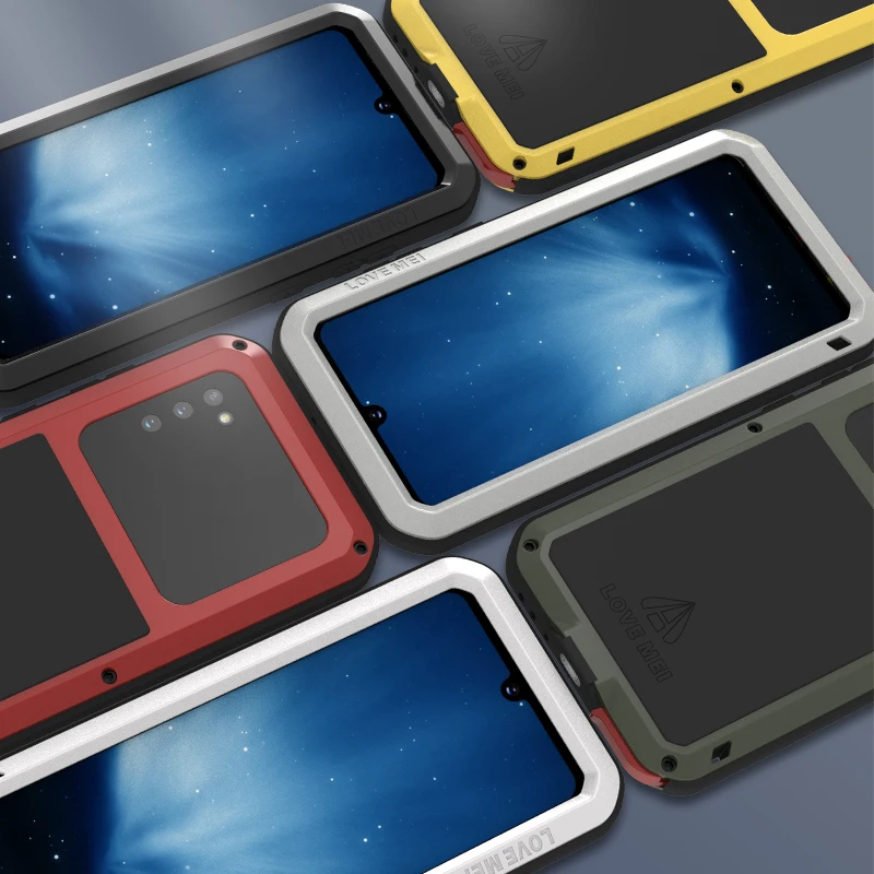 Original Waterproof Tempered Glass Shockproof Metal Aluminum Phone Case Cover For Samsung Galaxy A41 Full Rugged Armor Cases
Original Waterproof Tempered Glass Shockproof Metal Aluminum Phone Case Cover For Samsung Galaxy A41 Full Rugged Armor Cases