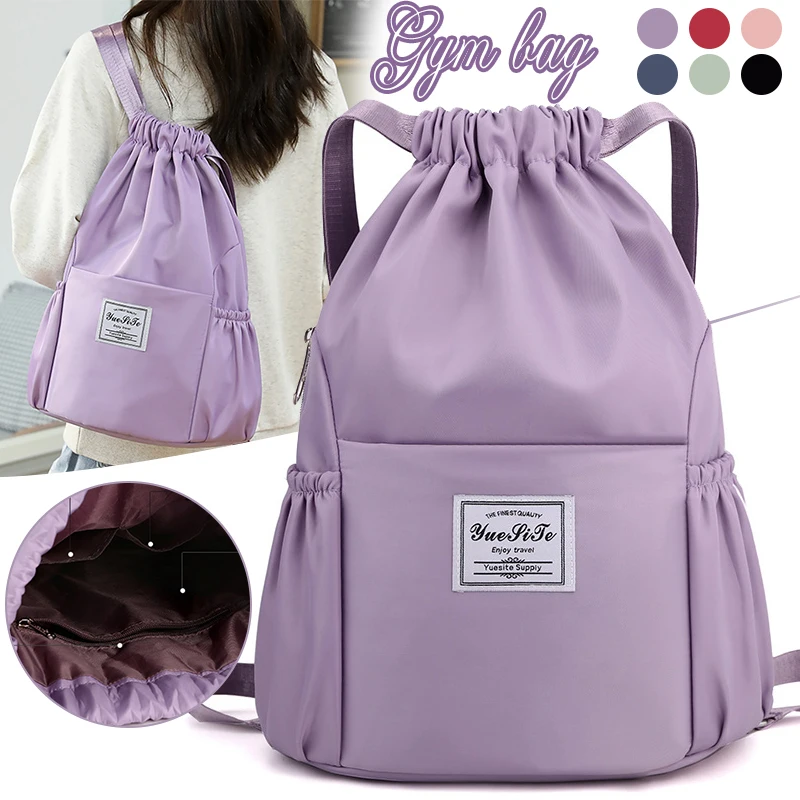 Drawstring Bag Backpack Lightweight Oxford Cloth Shoulders Bag Splash Proof Sackpack Travel Bag for Women Men ALS88
Drawstring Bag Backpack Lightweight Oxford Cloth Shoulders Bag Splash Proof Sackpack Travel Bag for Women Men ALS88