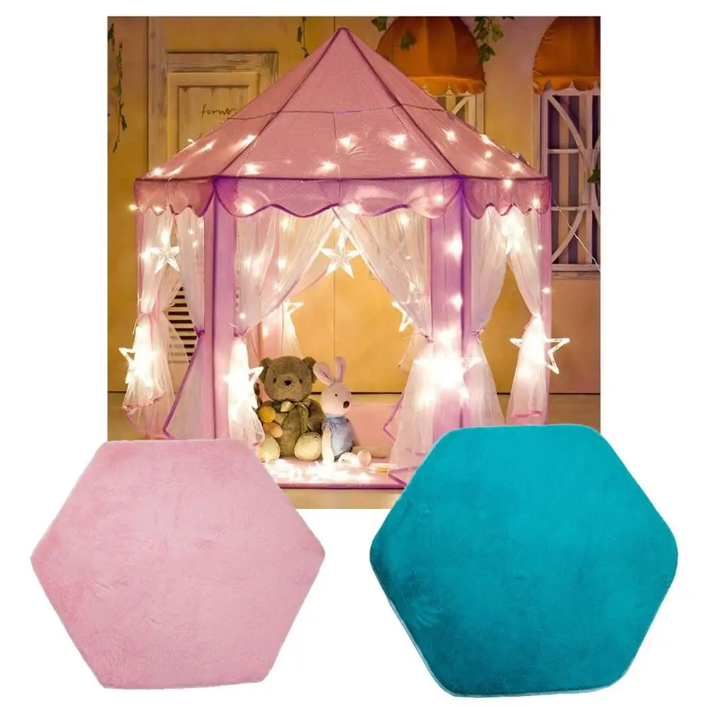 1P Tent Hexagon Princess Castle Playhouse Pad Non-slip Baby Play Mat Plush Mats Kids Play Rug Pad Cushion Blanket
1P Tent Hexagon Princess Castle Playhouse Pad Non-slip Baby Play Mat Plush Mats Kids Play Rug Pad Cushion Blanket
