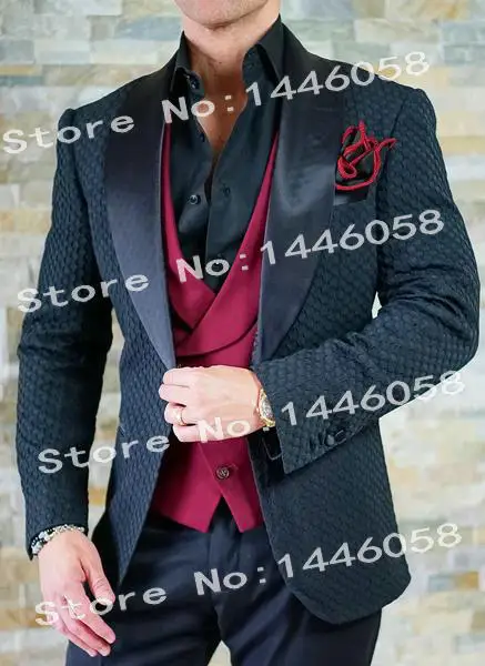 Mens Tuxedo New Design 2018 Slim Fit Formal 3 Pieces Men Suits Black Gentleman Groom Dress Wedding Suits For Men
Mens Tuxedo New Design 2018 Slim Fit Formal 3 Pieces Men Suits Black Gentleman Groom Dress Wedding Suits For Men