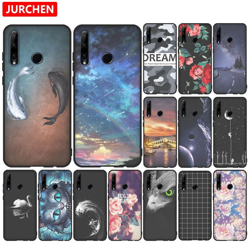 JURCHEN мультяшный чехол для Huawei Honor 10i 20i Honor20 Lite мягкий силиконовый из ТПУ P Smart Plus 2019 |