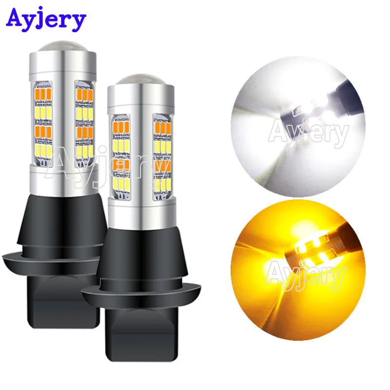AYJERY 4 Sets Led Switchback 1156 P21W BA15S PY21W BAU15S 7440 W21W 2835 42 SMD DRL Car Turn Light NO Error Resistor White+Amber 
AYJERY 4 Sets Led Switchback 1156 P21W BA15S PY21W BAU15S 7440 W21W 2835 42 SMD DRL Car Turn Light NO Error Resistor White+Amber