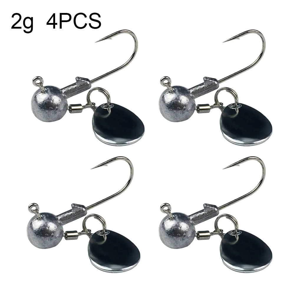 4pcs Fishing Sharped Crank Lead Jig Head Hook 2g 4g Jigging Bait FishHook For Soft Lure With Spoon Spinner Fishing Tackle Tools
4pcs Fishing Sharped Crank Lead Jig Head Hook 2g 4g Jigging Bait FishHook For Soft Lure With Spoon Spinner Fishing Tackle Tools