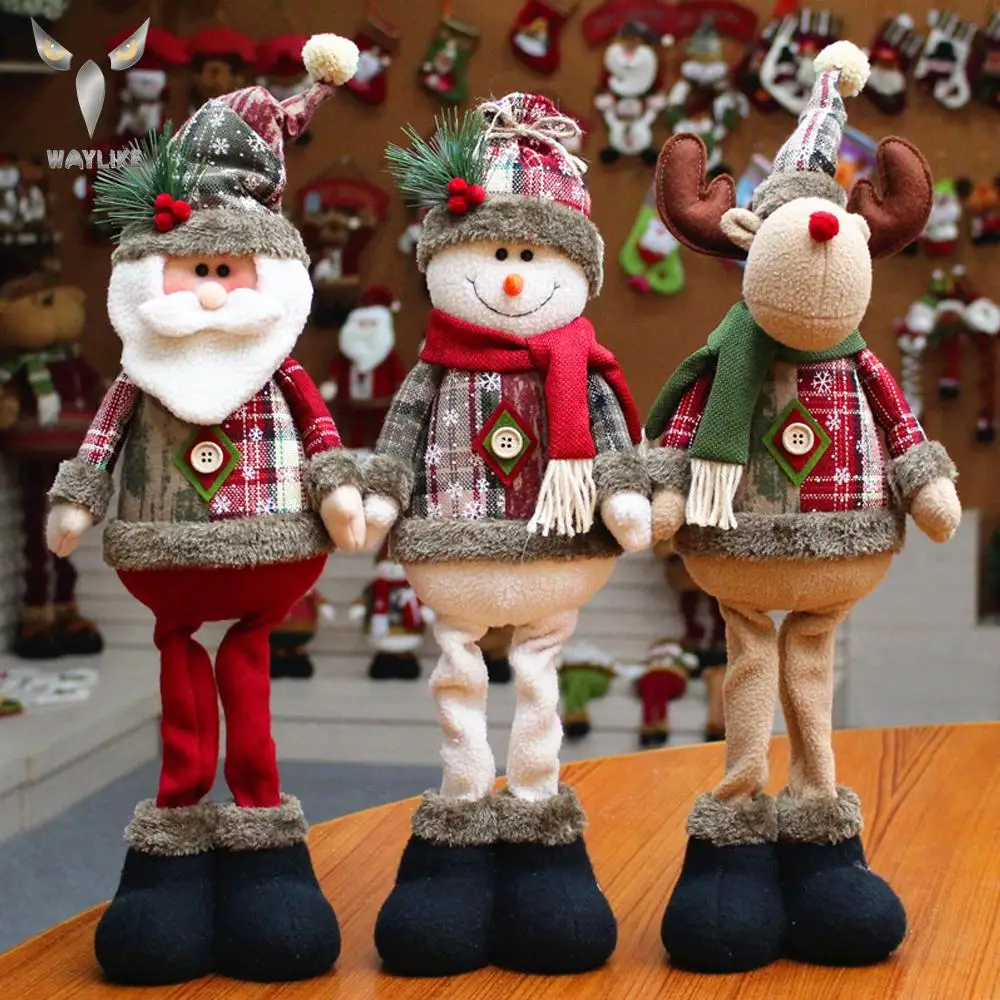 WAYLIKE Christmas Decorations Christmas Dolls Christmas Tree Decorations Innovative Elk Santa Snowman Decoration Kids Gift
WAYLIKE Christmas Decorations Christmas Dolls Christmas Tree Decorations Innovative Elk Santa Snowman Decoration Kids Gift