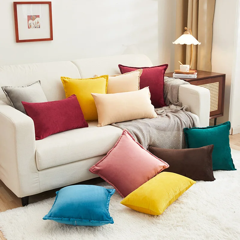 30*50cm Velvet Cushion Cover Candy Color Throw Pillow Case For Sofa Car Home Decorative Pillowcase Pillow Cover Decoration
30*50cm Velvet Cushion Cover Candy Color Throw Pillow Case For Sofa Car Home Decorative Pillowcase Pillow Cover Decoration