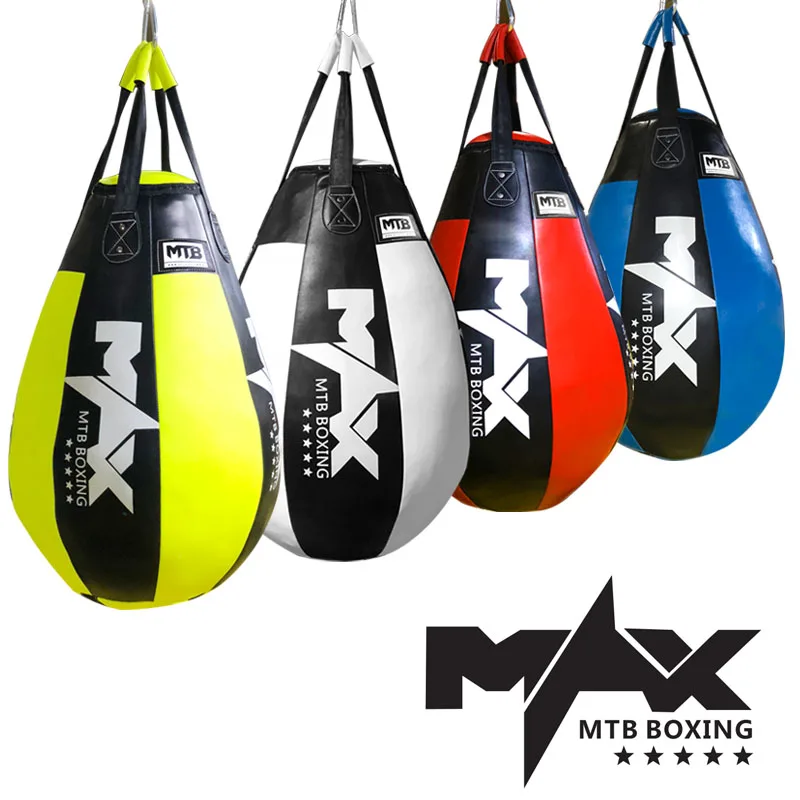 Empty Punching Bag Boxing Training PU Pear Shape Sandbag Gym Fitness MMA Fight Equipment Muay Thai Taekwondo Hanging Kicking Bag
Empty Punching Bag Boxing Training PU Pear Shape Sandbag Gym Fitness MMA Fight Equipment Muay Thai Taekwondo Hanging Kicking Bag