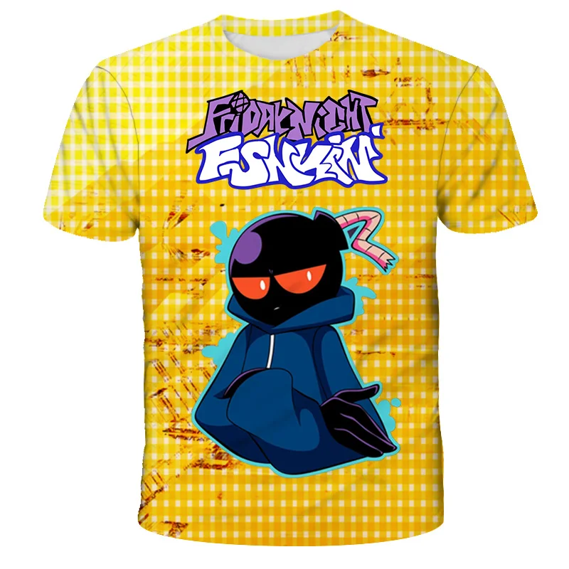 Kawaii Friday Night Funkin T Shirt Cartoon Game Short sleeve Boys Girls T-Shirt Kids Tshirts Funny Tees Tops Children Clothing
Kawaii Friday Night Funkin T Shirt Cartoon Game Short sleeve Boys Girls T-Shirt Kids Tshirts Funny Tees Tops Children Clothing