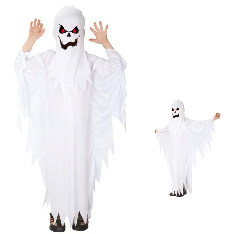 Boys Halloween Specter Scary Costumes Kids Children White Ghost Cosplay Carnival Purim parade Masquerade Role Play party dress
Boys Halloween Specter Scary Costumes Kids Children White Ghost Cosplay Carnival Purim parade Masquerade Role Play party dress