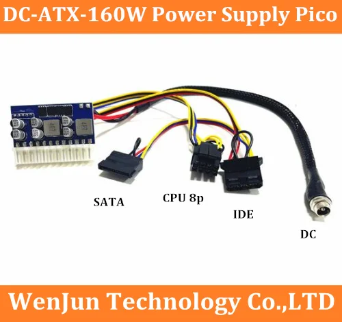 NEW High quality DC-ATX-160W 12V 6pin male input DC-ATX Peak PSU Pico ATX Switch Mining PSU 24pin MINI ITX DC ATX PC Power
NEW High quality DC-ATX-160W 12V 6pin male input DC-ATX Peak PSU Pico ATX Switch Mining PSU 24pin MINI ITX DC ATX PC Power