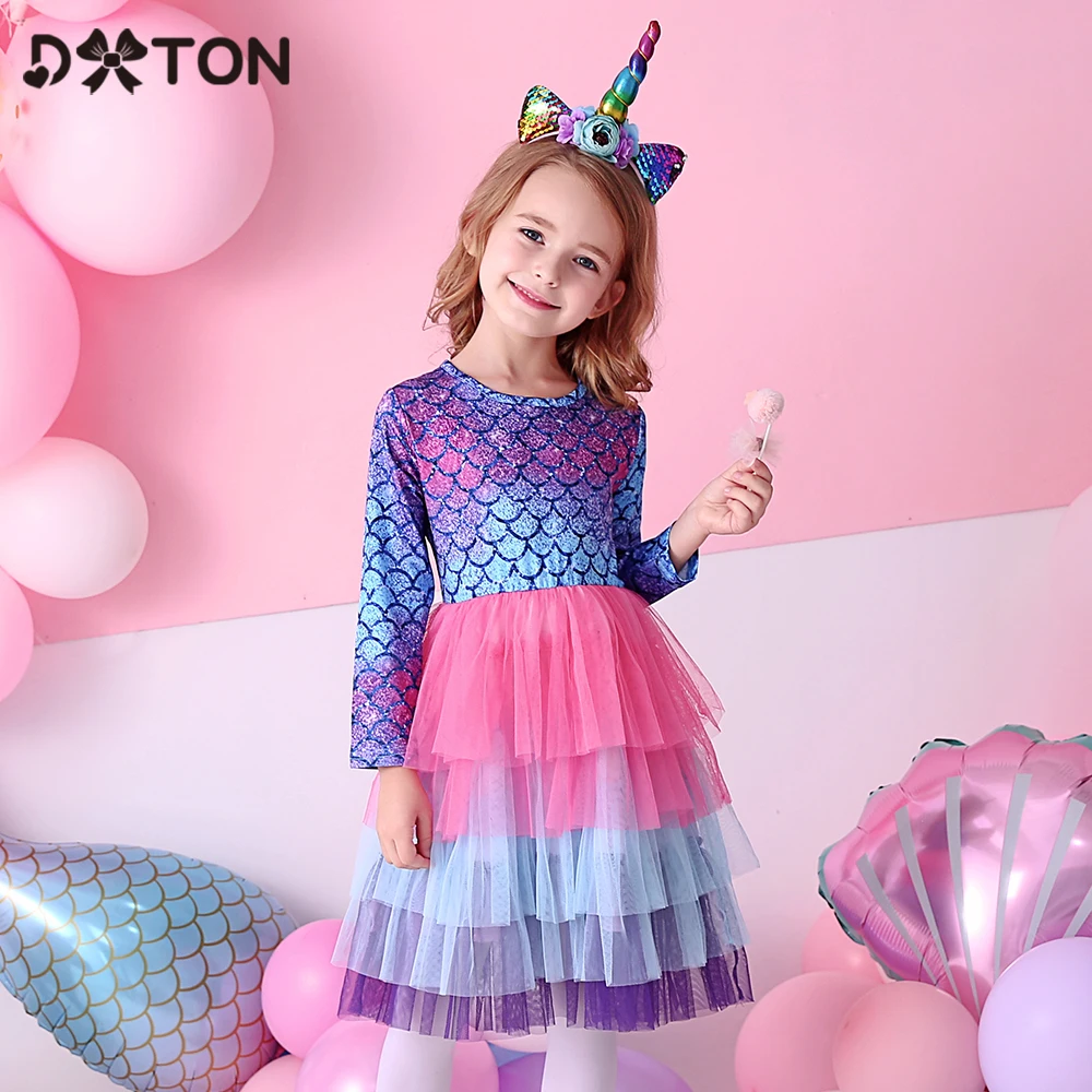 DXTON Christmas Girls Dresses Winter Children Dress Layer Tulle New Kids Party Vestidos Mermaid Girls Princess Dress 3-12 Years
DXTON Christmas Girls Dresses Winter Children Dress Layer Tulle New Kids Party Vestidos Mermaid Girls Princess Dress 3-12 Years