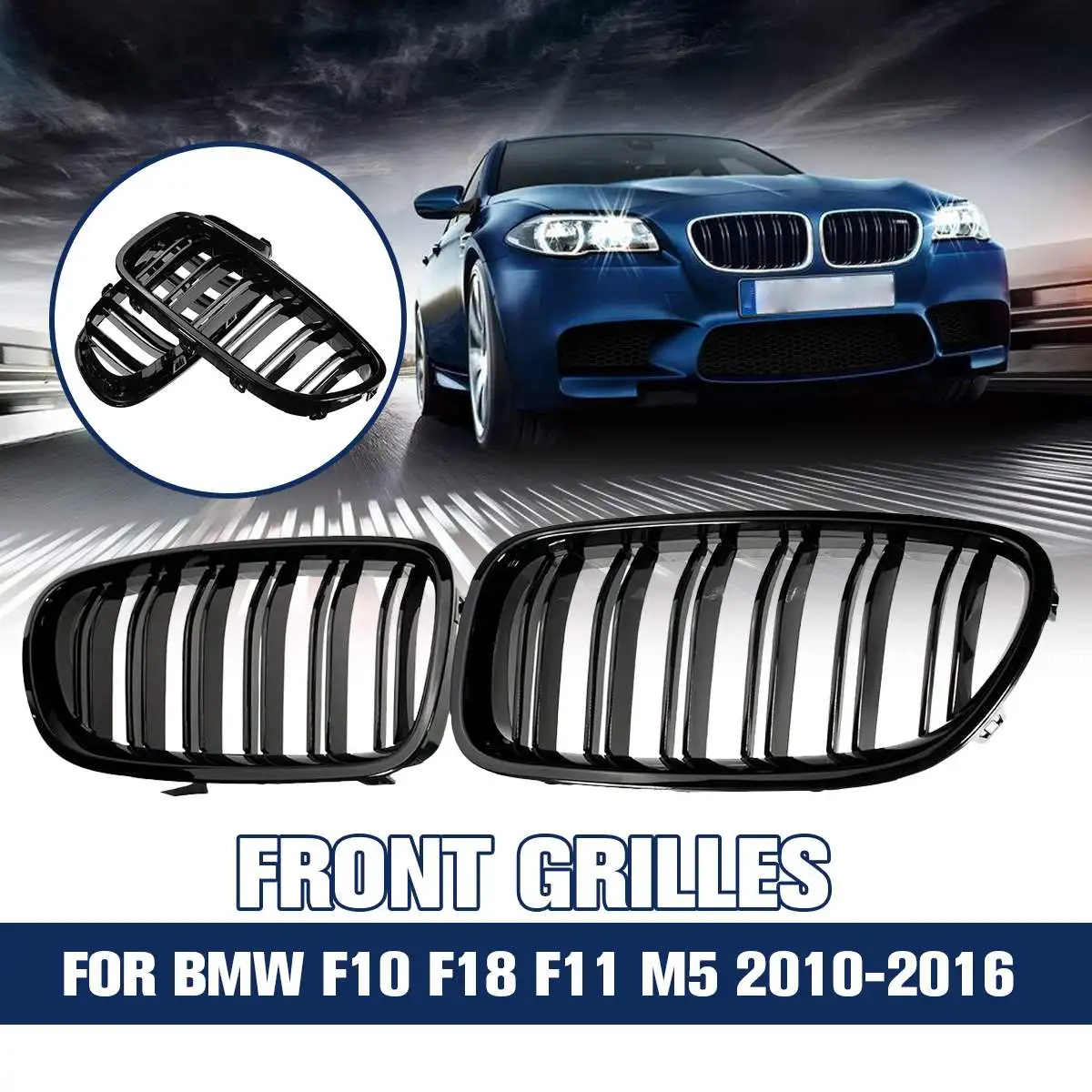 Pair Front Bumper Kidney Grille Sport Grill For BMW F10 F18 F11 M5 2010 2011 2012 2013 2014 2015 2016 Racing Grills
Pair Front Bumper Kidney Grille Sport Grill For BMW F10 F18 F11 M5 2010 2011 2012 2013 2014 2015 2016 Racing Grills