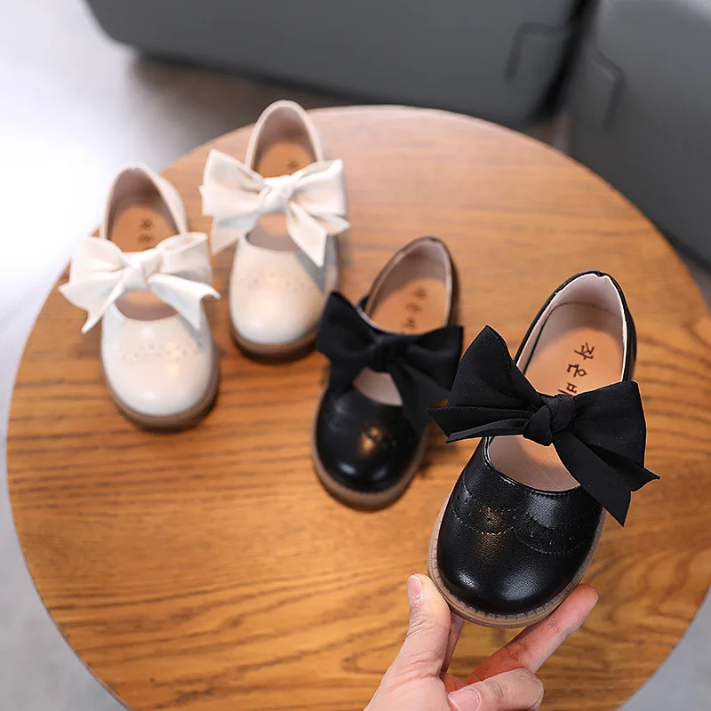 Spring Girls Leather Shoes with Bowknot Soft Bottom Kids Casual Princess Shoes Pure Color Sneakers for Girls SH109
Spring Girls Leather Shoes with Bowknot Soft Bottom Kids Casual Princess Shoes Pure Color Sneakers for Girls SH109
