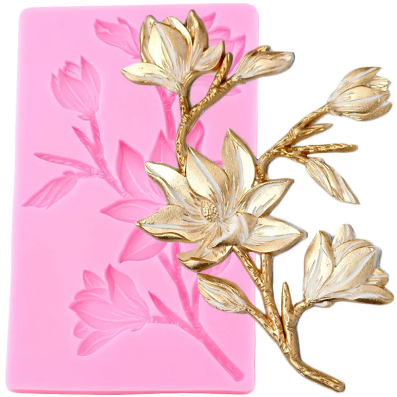Magnolia Flower Silicone Molds Cake Border Fondant Mold Cupcake Wedding Cake Decorating Tools Candy Chocolate Gumpaste Moulds
Magnolia Flower Silicone Molds Cake Border Fondant Mold Cupcake Wedding Cake Decorating Tools Candy Chocolate Gumpaste Moulds