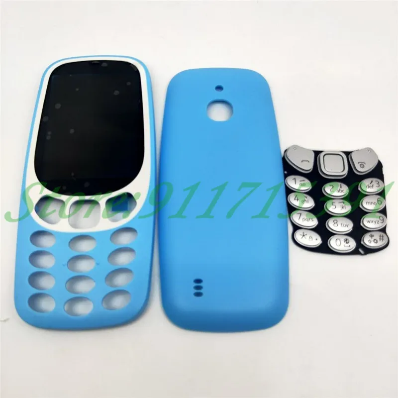 Корпус для Nokia 3310 (версия 4G) + задняя крышка батарейного отсека с английской