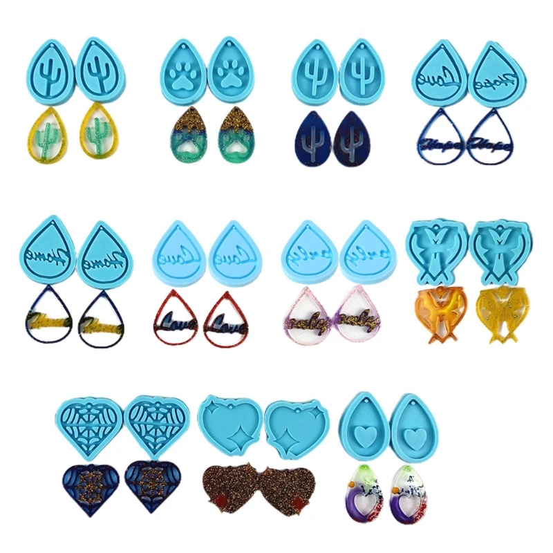 Handmade Earrings Pendant Casting Silicone Mould DIY Crafts Jewelry Making Tool Epoxy Resin Mold
Handmade Earrings Pendant Casting Silicone Mould DIY Crafts Jewelry Making Tool Epoxy Resin Mold