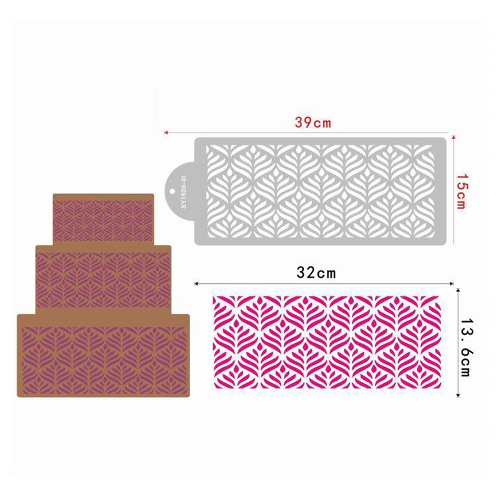 Diy Bohemian Style Plastic Sugar Sieve Mold Fondant Printing Mold Hollow Wedding Cake Edge Decoration Template Baking Tools
Diy Bohemian Style Plastic Sugar Sieve Mold Fondant Printing Mold Hollow Wedding Cake Edge Decoration Template Baking Tools