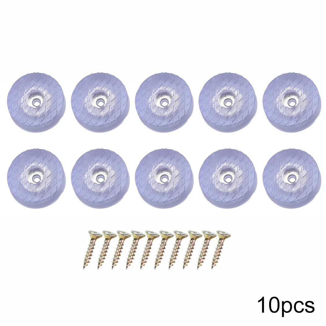 10 Rubber Non Slip Furniture Feet Pad Floor Table Desk Chair Protection+Screw 1" Couches Chairs Sofa Tables Cabinets
10 Rubber Non Slip Furniture Feet Pad Floor Table Desk Chair Protection+Screw 1" Couches Chairs Sofa Tables Cabinets