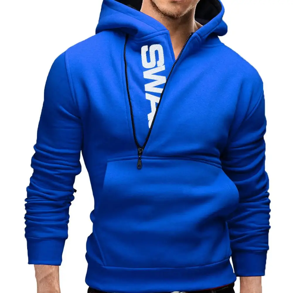 Men's diagonal zipper letter Hoodie, Casual sweatshirt, plus size, Long sleeve Hooded Sweatshirt
Men's diagonal zipper letter Hoodie, Casual sweatshirt, plus size, Long sleeve Hooded Sweatshirt