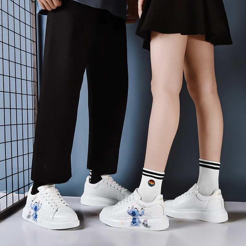 Plus Size 35-45 8 Colors Men's Casual Shoes Women White Sneakers Anime Shoes Cartoon Stitch Zapatillas Hombre Chaussure Femme
Plus Size 35-45 8 Colors Men's Casual Shoes Women White Sneakers Anime Shoes Cartoon Stitch Zapatillas Hombre Chaussure Femme