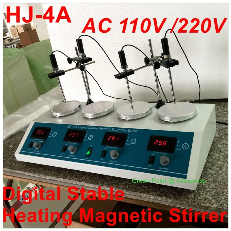 HJ-4A Digital Stable Heating Magnetic Stirrer HJ4A Multi-in-one Available Laboratory Hot Plate Magnetic Stirrer 110V/220-240V
HJ-4A Digital Stable Heating Magnetic Stirrer HJ4A Multi-in-one Available Laboratory Hot Plate Magnetic Stirrer 110V/220-240V