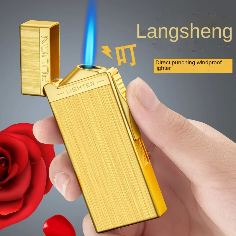 Personalized Loud Sound Lighter with Open Lid and Sound Metal Straight Into The Blue Flame Gas Lighter Smoking Accessories
Personalized Loud Sound Lighter with Open Lid and Sound Metal Straight Into The Blue Flame Gas Lighter Smoking Accessories