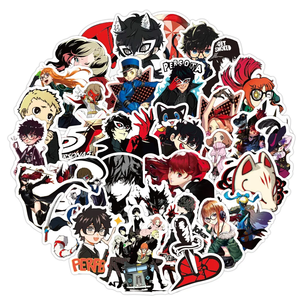 10/30/50Pcs PERSONA Anime Graffiti Stickers For Laptop Skateboard Bike Helmet Luggage Motorcycle Waterproof Decal Toy Stickers
10/30/50Pcs PERSONA Anime Graffiti Stickers For Laptop Skateboard Bike Helmet Luggage Motorcycle Waterproof Decal Toy Stickers