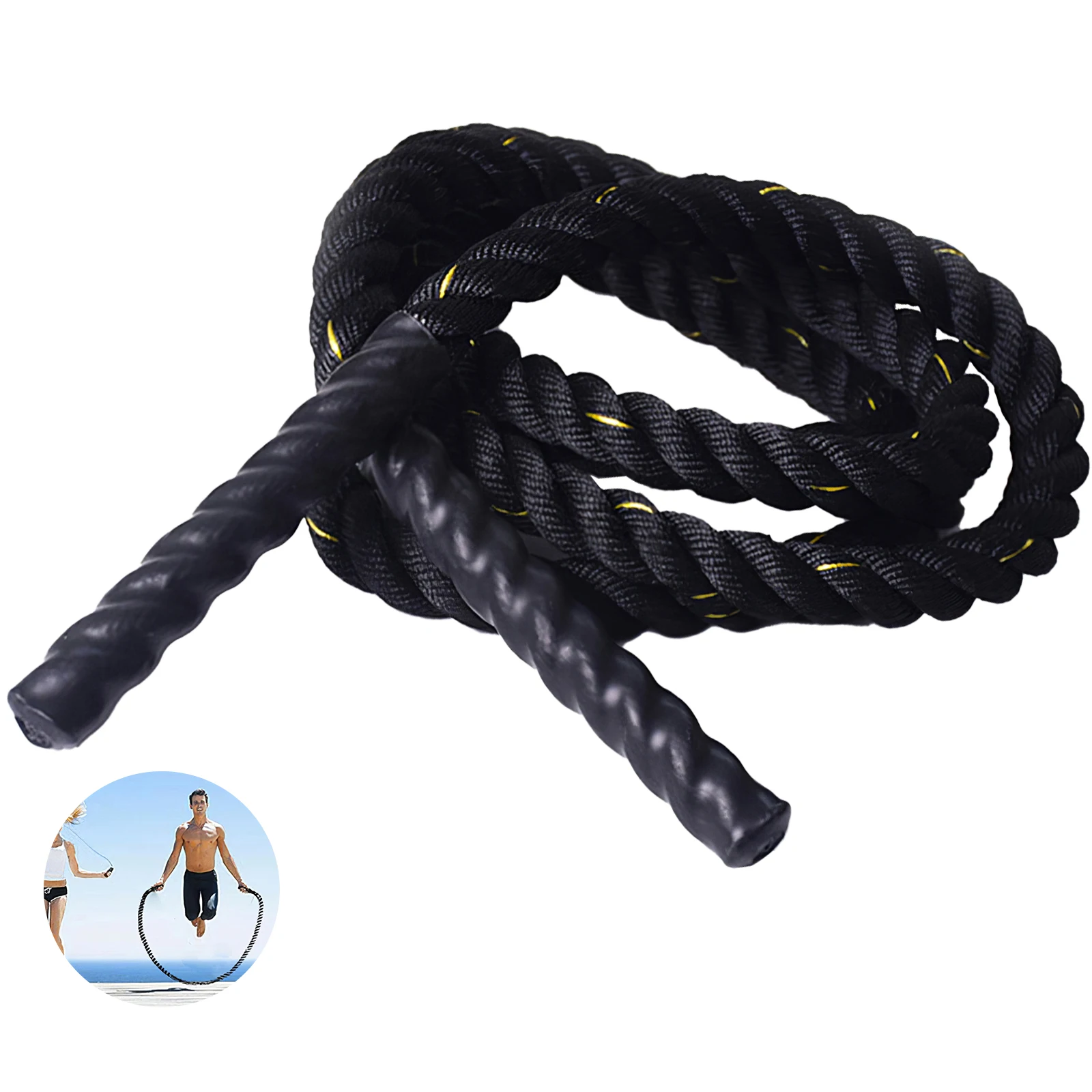 Heavy Fitness Rope Crossfit Speed Jump Rope Muscle Training Professional Skipping Rope For Boxing Fitness Skip Workout Training
Heavy Fitness Rope Crossfit Speed Jump Rope Muscle Training Professional Skipping Rope For Boxing Fitness Skip Workout Training